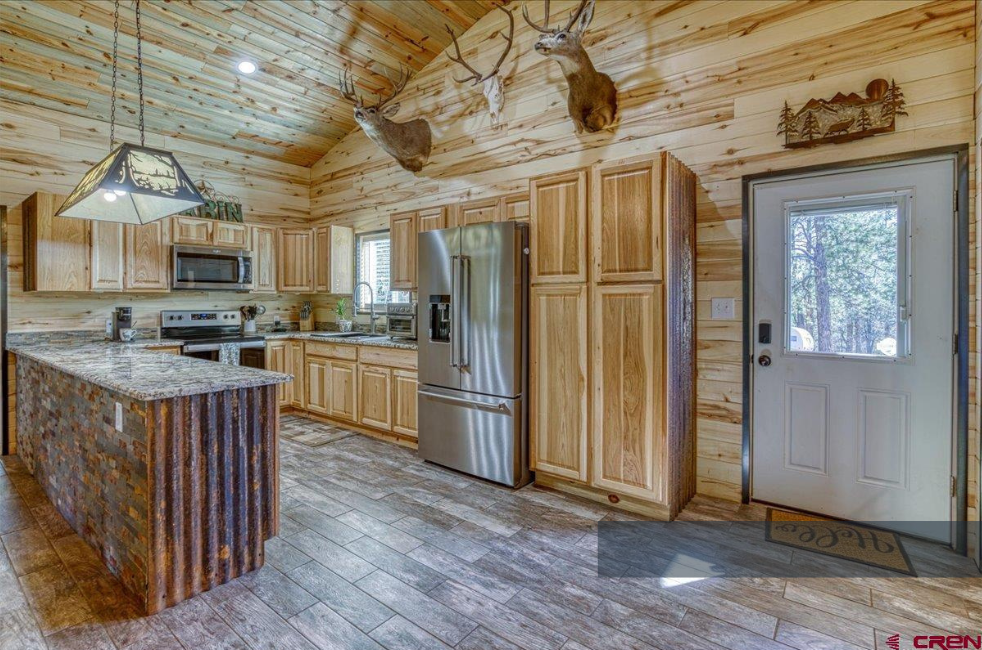 Kitchen in home for sale in Pagosa Springs
